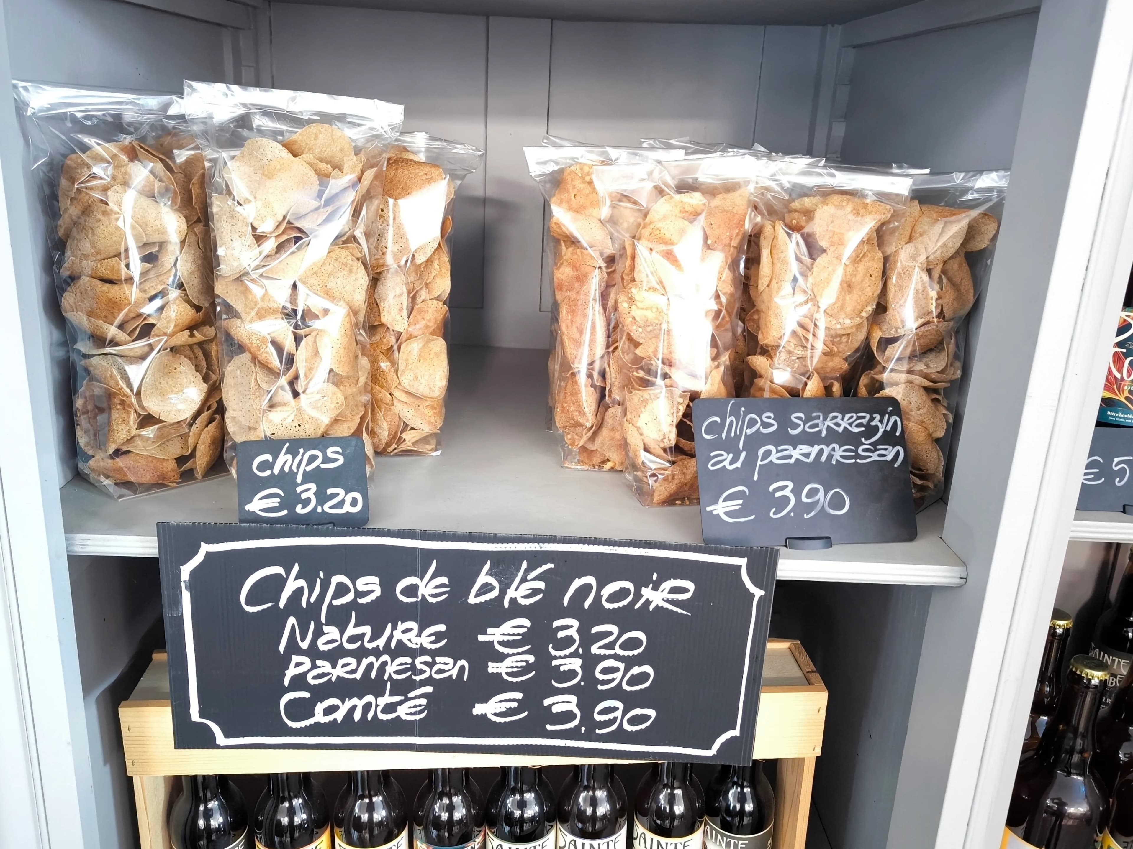 Chips de blé noir