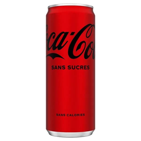Canette COCA sans sucre 33 cl